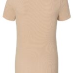 Voedings T-shirt Noppies NOCJUN23 Sanson Rib White Pepper