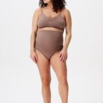 Zwangerschapsslip Noppies NOCJUN23 Nisa Seamless Sensil® Deep Taupe