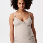 Voedingstop Noppies NOCJUN23 Maja Rib Taupe