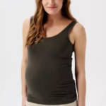 Tanktop Noppies NOCJUN23 Sama Seamless Rib Olive