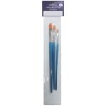 Artist penselen set - plat - 3 stuks