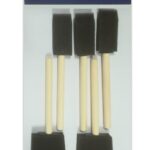 Artist foam brush set - 5 stuks - assorti