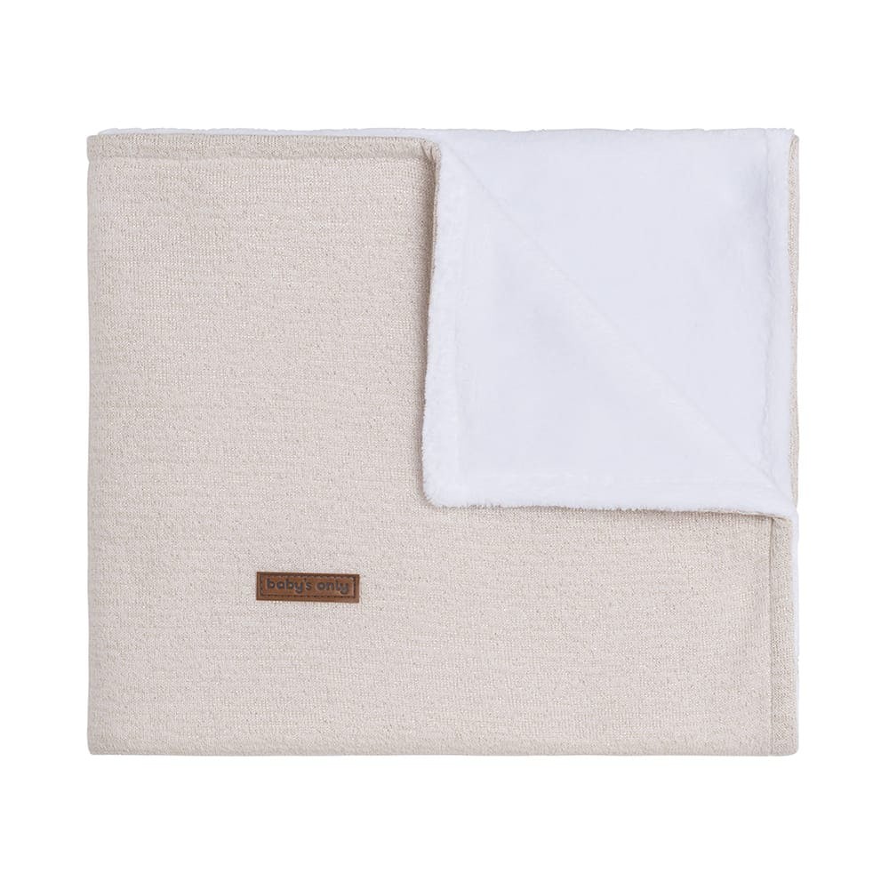 Deken Wieg Baby's Only Teddy Sparkle Goud-Ivoor Mêlee - Afbeelding 1