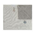 Deken Ledikant Baby's Only Lush 100x135 Nordic Blue/Ecru