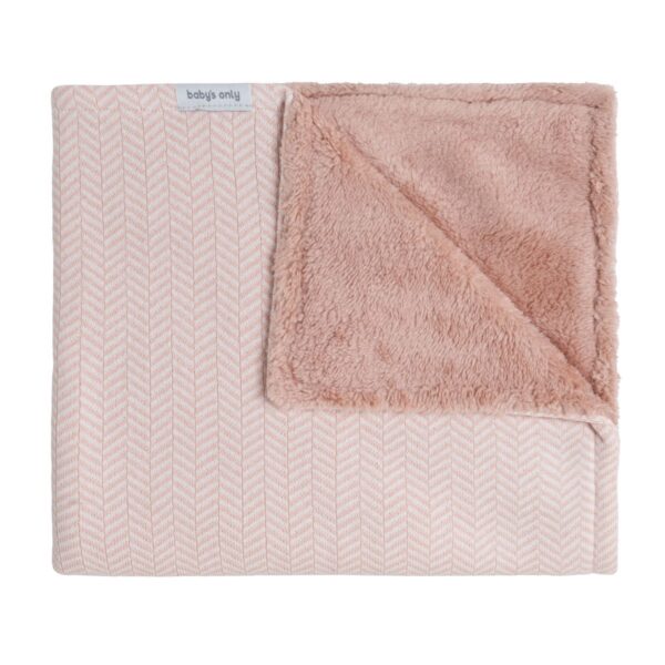 Deken Wieg Baby's Only Dawn Teddy Blush/Ecru - Afbeelding 1