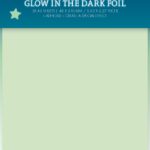 SL glow-in-the-dark folie - A5 - zelfklevend