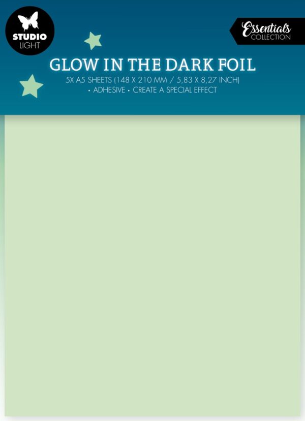 SL glow-in-the-dark folie - A5 - zelfklevend - Afbeelding 1