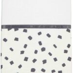 Laken Wieg Briljant Baby Flocks Dark Grey