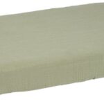 Hoeslaken Ledikant Little Dutch Muslin Olive 40x80