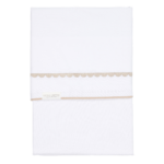 Laken Wieg Little Dutch Rounded Geborduurd Beige