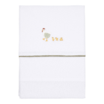 Laken Ledikant Little Dutch Little Farm Geborduurd