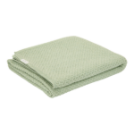 Deken Ledikant Little Dutch Pure Sage Gebreid