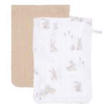 Washandje Little Dutch Baby Bunny/Beige 2st