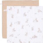 Monddoekjes Little Dutch 25x25 Baby Bunny 2st
