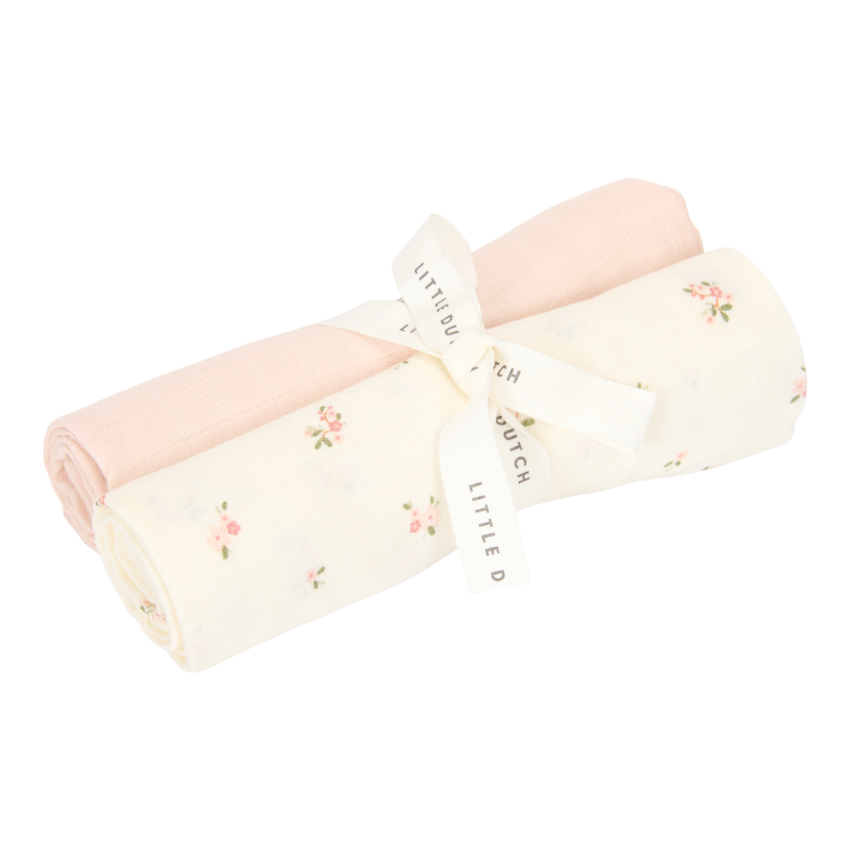 Swaddle Doek Little Dutch Fairy Blossom&Blossom 70x70 2st - Afbeelding 1