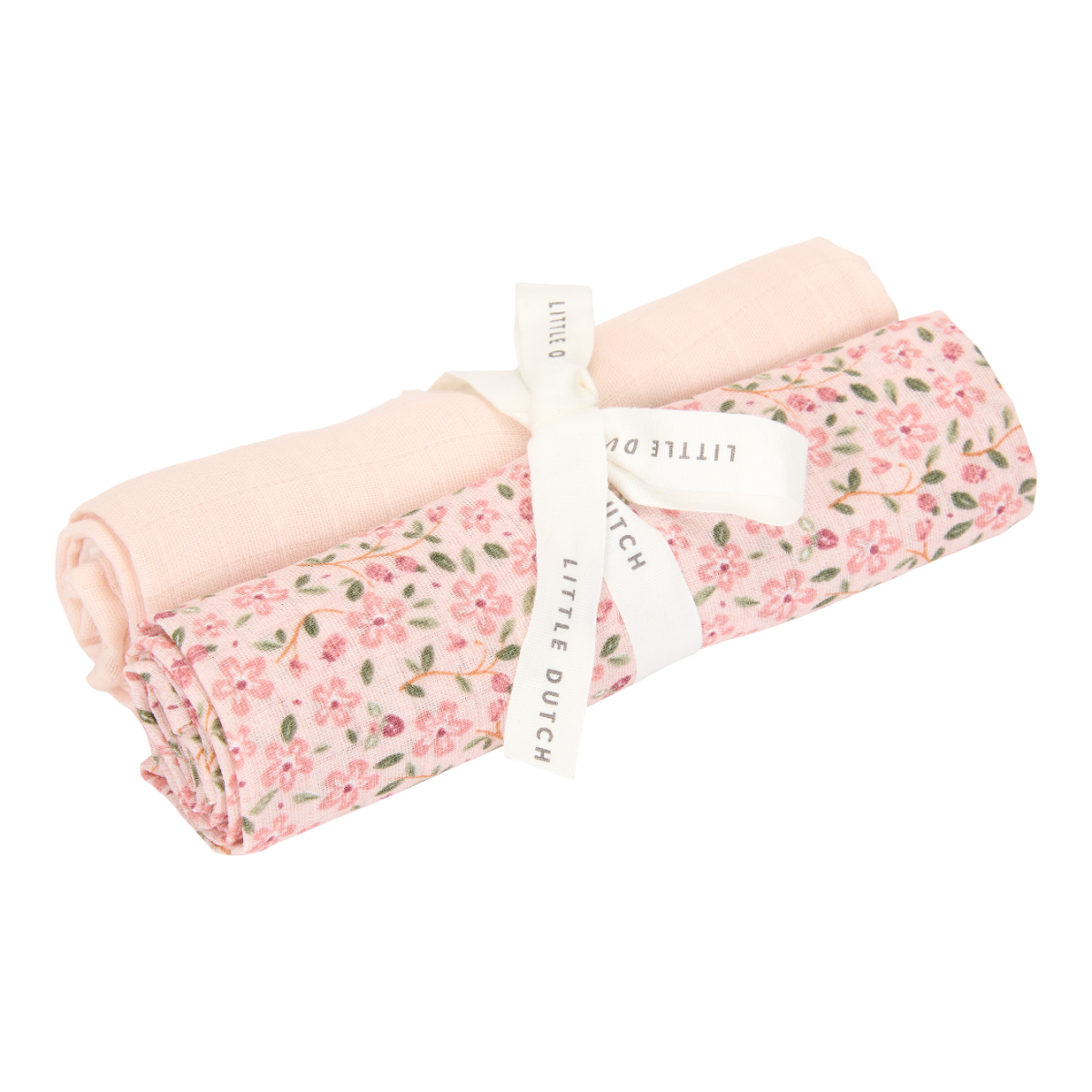 Swaddle Doek Little Dutch Fairy Floral&Blossom 70x70 2st - Afbeelding 1