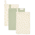 Washandje Little Dutch Hydrofiel Blueberry Leaves&Sage 3st