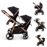 Duo Kinderwagen Baninni Luiz Rosegold