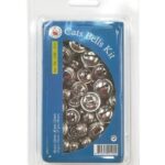 Belletjes - zilverkleurig - 4 maten