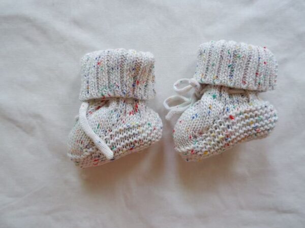 Mini Fashion™ - Warm&Stijlvol - Gebreide Babyslofjes Multi Kleur / S (0-6 maanden) | Educatief Speelgoed - Afbeelding 1
