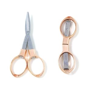 KnitPro opvouwbare schaar - 9,6 cm - rosé goudkleurig