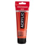 Amsterdam acrylverf - 120 ml - naftol rood licht 398