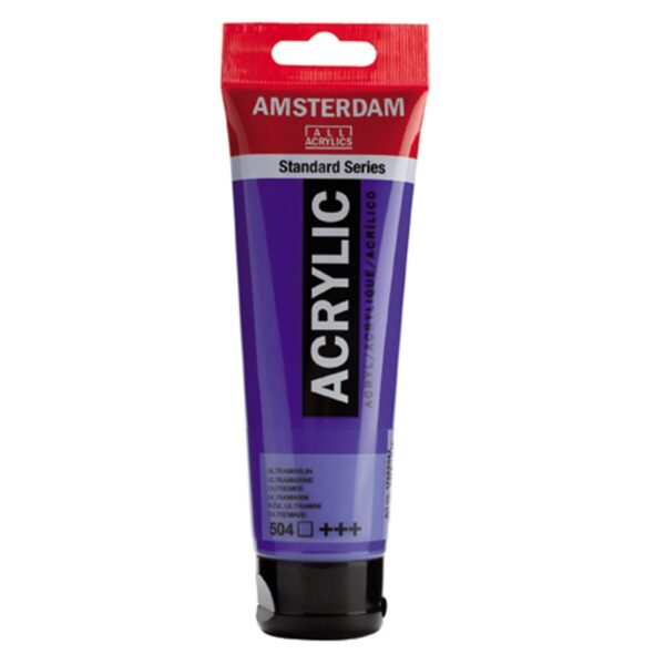 Amsterdam acrylverf - 120 ml - ultramarijn 504 - Afbeelding 1