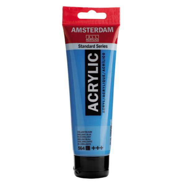 Amsterdam acrylverf - 120 ml - briljant blauw 564 - Afbeelding 1