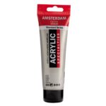 Amsterdam acrylverf - 120 ml - zilver 800