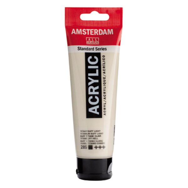 Amsterdam acrylverf - 120 ml - titaanbuffel licht 289 - Afbeelding 1