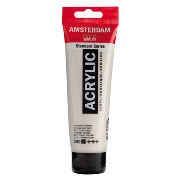 Amsterdam acrylverf - 120 ml - titaanbuffel donker 290 - Afbeelding 1
