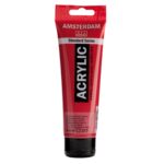 Amsterdam acrylverf - 120 ml - transparant rood middel 317
