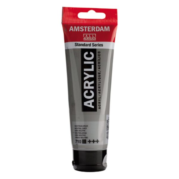 Amsterdam acrylverf - 120 ml - neutraalgrijs 710 - Afbeelding 1