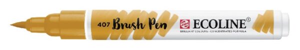 Ecoline Brush Pen - donker oker 407 - Afbeelding 1