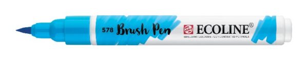Ecoline Brush Pen - hemelsblauw 578 - Afbeelding 1