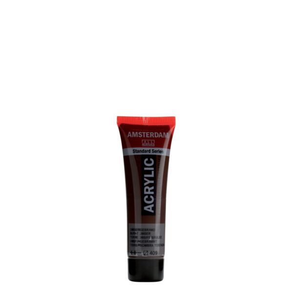 Amsterdam acrylverf - 20 ml - omber gebrand 409 - Afbeelding 1