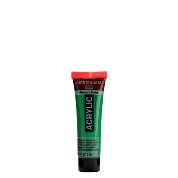 Amsterdam acrylverf - 20 ml - permanent groen licht 618 - Afbeelding 1