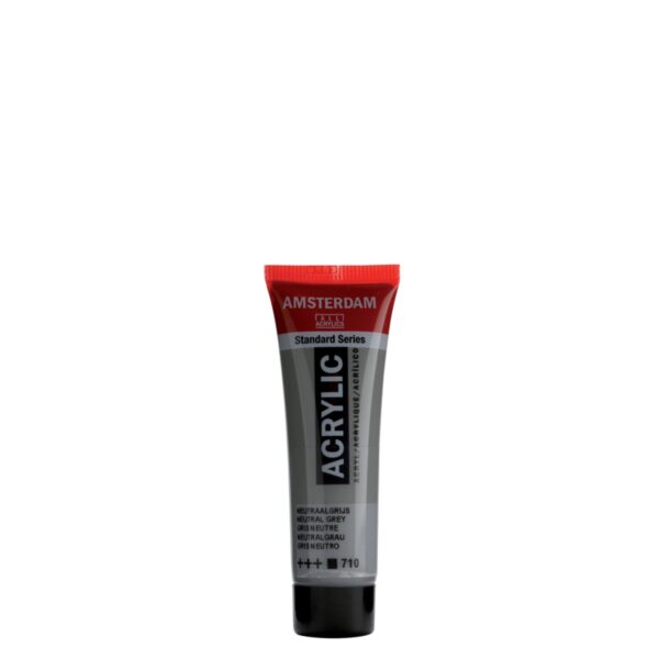 Amsterdam acrylverf - 20 ml - neutraalgrijs 710 - Afbeelding 1