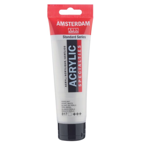 Amsterdam acrylverf - 120 ml - parelwit 817 - Afbeelding 1