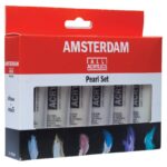 Amsterdam acrylverf set - 6 stuks - parel