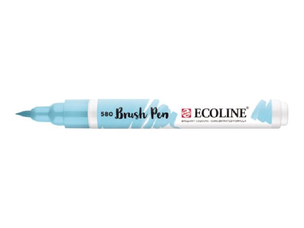 Ecoline Brush Pen - pastelblauw 580 - Afbeelding 1