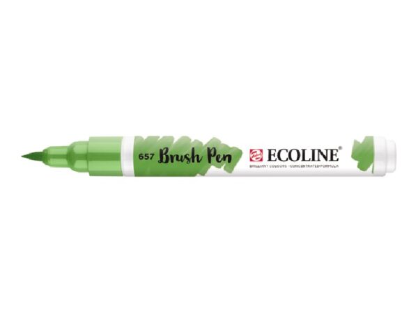 Ecoline Brush Pen - bronsgroen 657 - Afbeelding 1