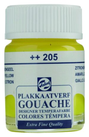 Plakkaatverf - extra fijn - 16 ml - citroengeel