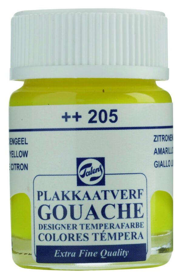 Plakkaatverf - extra fijn - 16 ml - citroengeel - Afbeelding 1