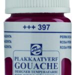 Plakkaatverf - extra fijn - 16 ml - permanentroze magenta