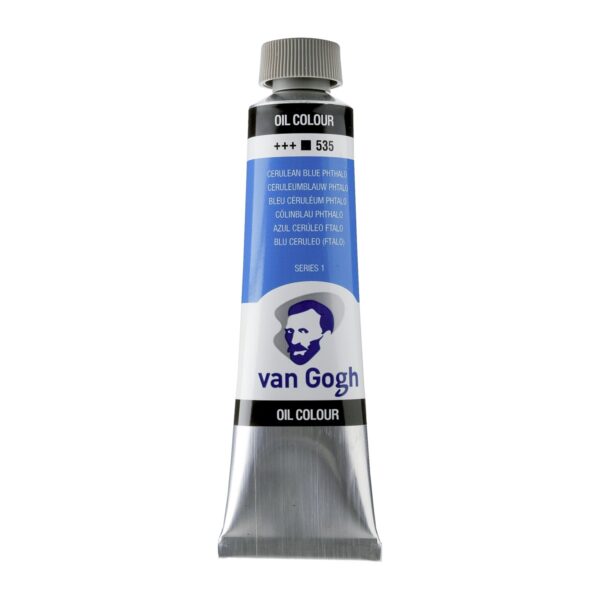 van Gogh olieverf - 40 ml - ceruleumblauw (phtalo) 535 - Afbeelding 1