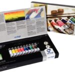 van Gogh olieverf advanced set - 10 kleuren/20 ml + accessoires