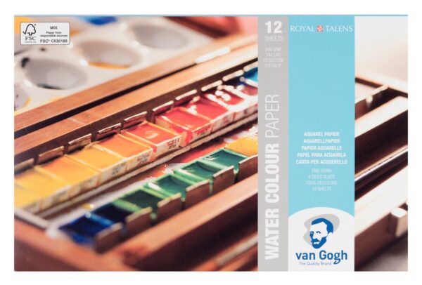 van Gogh blok aquarelpapier - 13,5x21 cm - Afbeelding 1