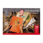 Talens Toned Paper blok - A4 - warme tinten