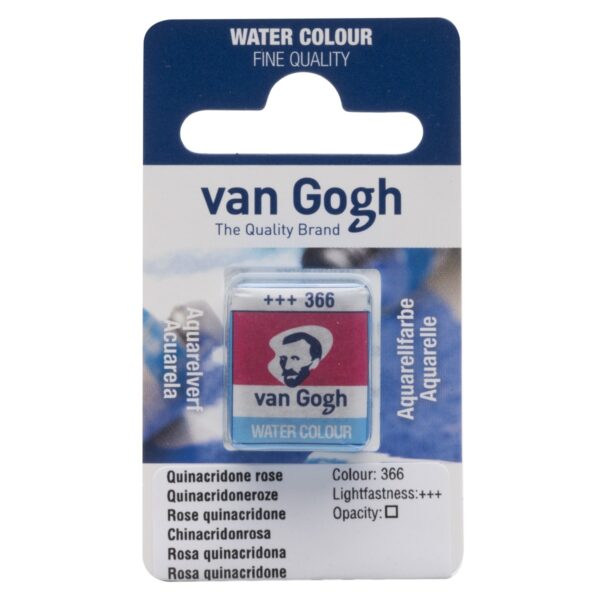 van Gogh aquarelverf - napje - quinacridoneroze (primair) 366 - Afbeelding 1